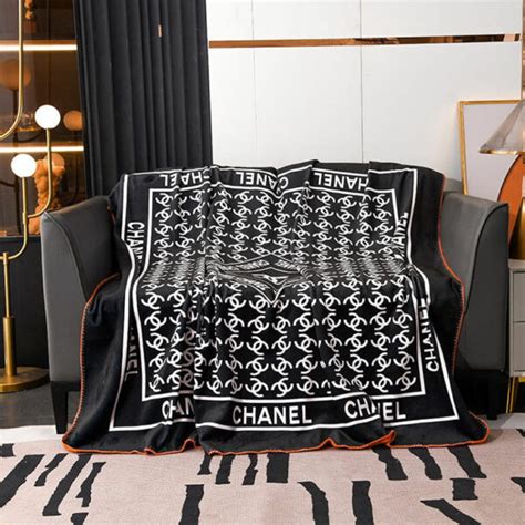 chanel blanket throw|authentic Chanel blanket.